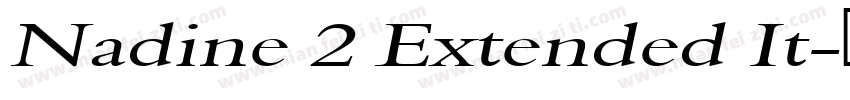 Nadine 2 Extended It字体转换